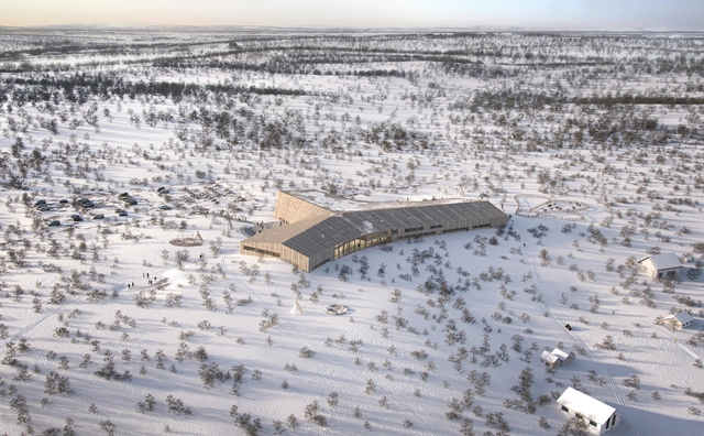 Snøhetta + 艺术家 Joar Nango 公布‘挪威国家剧院’方案，为萨米土著设计 - 主图