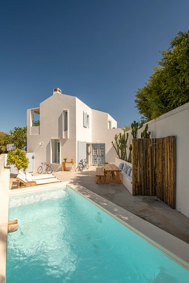 Casa en Cacela Velha / GSS arquitectos - Fotografía exterior, Preservación Histórica, Fachada, Puerta, Sillas