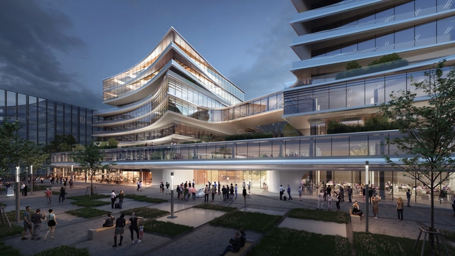 Zaha Hadid's Business Stadium Central in Vilnius, Lithuania Receives Planning Approval  - Featured Image