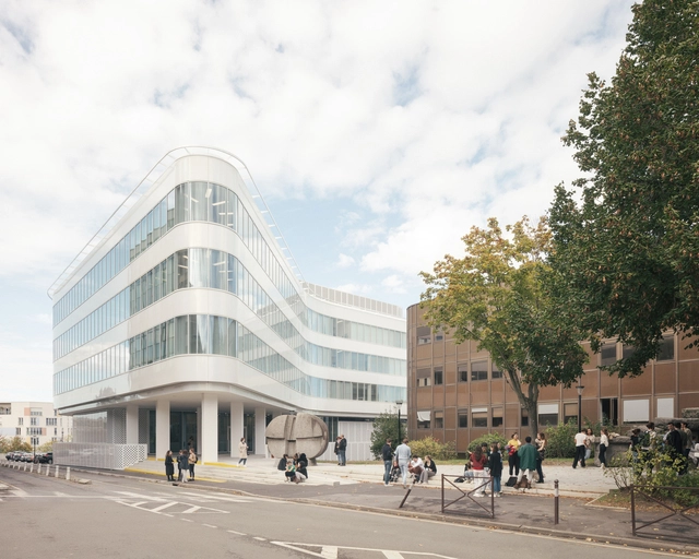 Kremlin-Bicêtre Medical School Laboratories / PARGADE Architecte - Exterior Photography, University, Facade