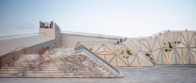 Escaleras y Mirador Vela / External Reference Architects - Fotografía exterior, Paisaje Y Arquitectura, Escaleras, Fachada, Barandas