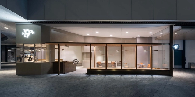 Ninth Coffee Shop / STUDIO FSJ - Interior Photography, Coffee Shop Interiors, Kitchen, Door, Facade, Column