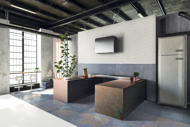 Exploring the Industrial Aesthetic in Interiors Through Corten Tiles - Featured Image