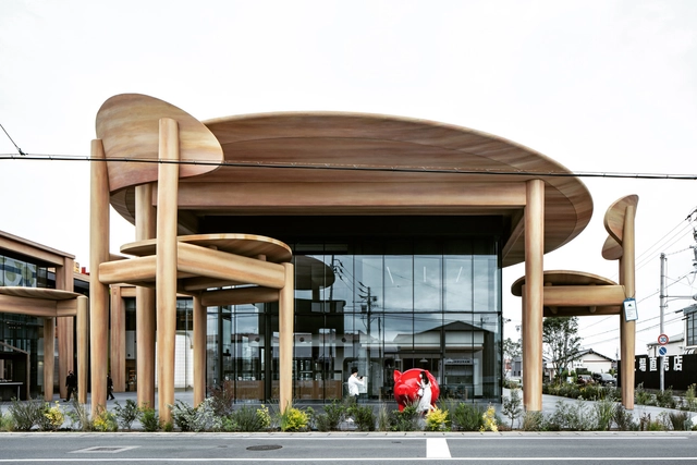 甜点银行，走进‘巨人国’ / 日建设计 - 建筑图, 零售建筑, 表皮, 柱