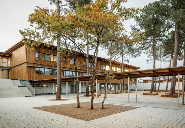 Pian Medoc 初中 / BPM Architectes - 建筑图, 高中, 表皮
