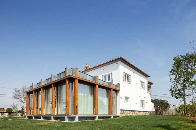 House in Macieira / Nelson Resende Arquitecto - Exterior Photography, Houses, Facade, Door
