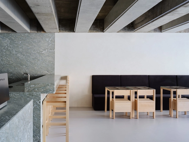 DORAE KNOT Café / Studio GIMGEOSIL - Interior Photography, Coffee Shop Interiors, Facade, Table, Chair