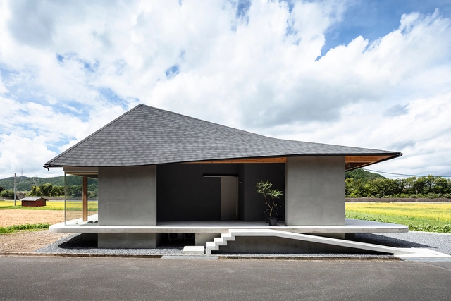 海原镇的地板和屋顶 / SAI建筑工作室 - 建筑图, 独立住宅, 表皮, 门