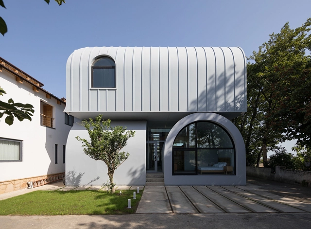 Vault on Vault 别墅 / KRDS - 建筑图, 独立住宅, 表皮, 门, 拱