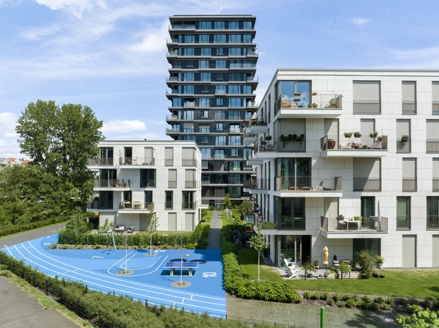Oasis Residential Tower  / Tchoban Voss Architekten - Exterior Photography, Apartments, Facade