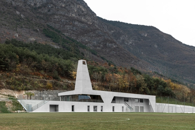 Fieldhouse Sports Hall / MoDusArchitects - Exterior Photography, Sports Field