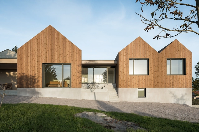 Casa dos Profesores / Arqxé arquitectura - Fotografía exterior, Casas, Fachada, Puerta