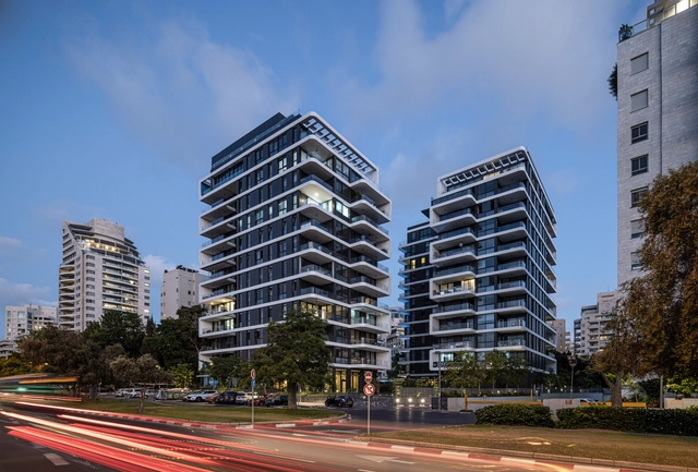 Philharmonica Residential Building / Bar Orian Architects - Exterior Photography, Residential, Facade, Cityscape