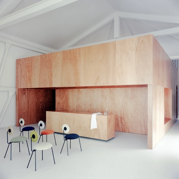 Cesarin Showcooking / co.arch studio - Interior Photography, Showroom, Facade, Chair, Table