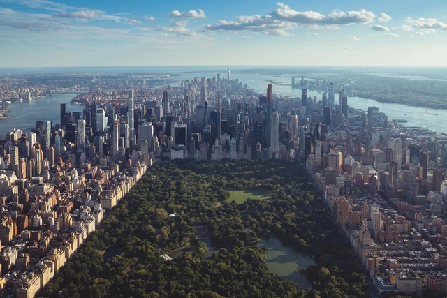A ascensão e queda da densidade urbana de Nova York - Imagem de Destaque