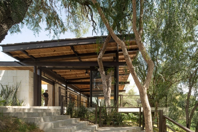 Terraza San Joaquin / BAG arquitectura - Fotografía exterior, Arquitectura Residencial, Fijación Vigas, Puerta, Escaleras, Fachada