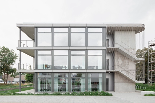 TINA – Flexible Office and Residential Building / STUDIO SOZIA - Drawings, Office Buildings, Facade