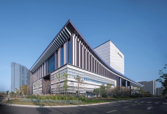 湖北省档案馆新馆 / 中南建筑设计院 - 建筑图, 展陈建筑, 表皮