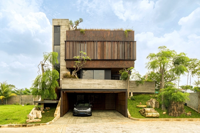 Casa OHIO / StudioRK - Fotografia de Exterior, Casas, Jardim, Fachada