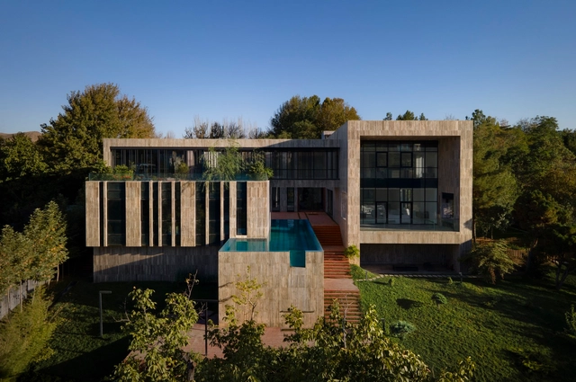 Casas Hesar / Afshin Khosravian and Associates - Fotografia de Exterior, Casas, Jardim, Fachada