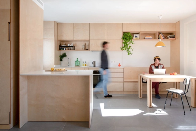 Casa Mueble / Heimat Studio - Fotografía interior, Casas, Cocina, Encimera, Mesas, Sillas