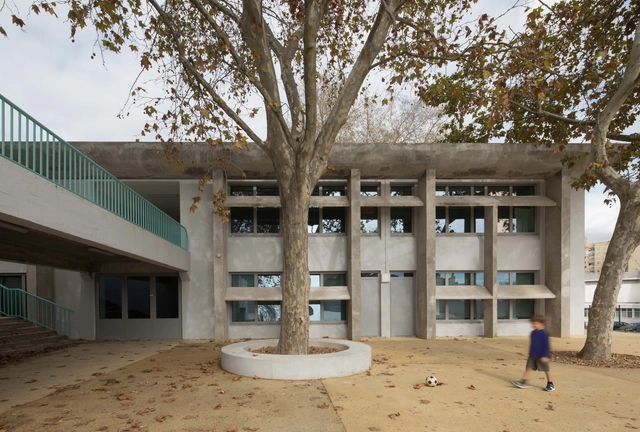 学校36 / José Adrião Arquitetos - 建筑图, 加建项目, 表皮, 柱