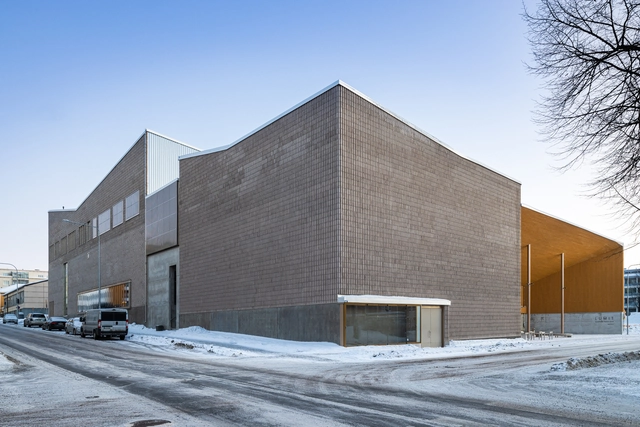 Lumit 艺术高中 / Lukkairoinen 建筑事务所 - 建筑图, 高中, 表皮, 门