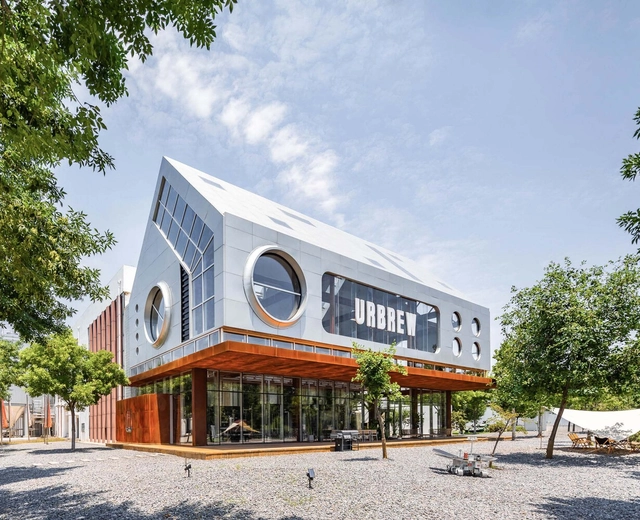 URBREW精酿糖化车间 / 呐么lab - 建筑图, 工厂, 表皮