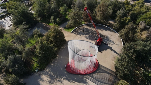 YAP_ Constructo 9: SKENÉ_un lugar para ver y ser visto / Siglo 22 Arquitectos - Fotografía exterior, Instalaciones Temporales, Jardín