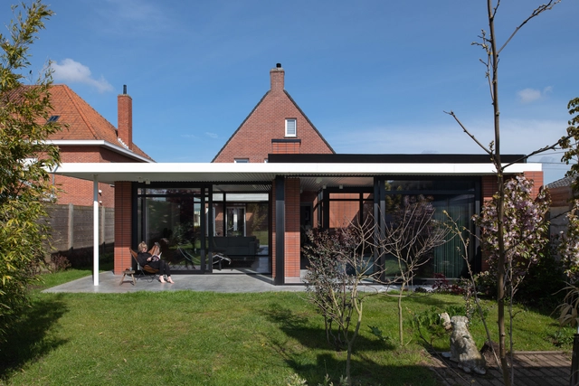 House BM / Bakermat atelier voor architectuur - Exterior Photography, Renovation, Garden, Facade, Door, Chair