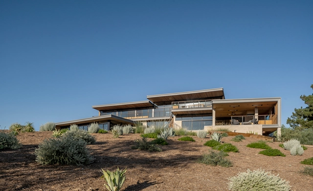 Arroyo Oak House / ANX / Aaron Neubert Architects - Exterior Photography, Residential, Garden, Facade