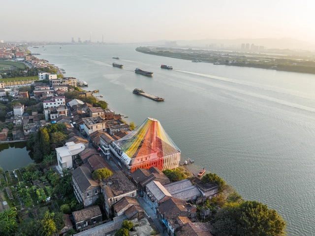 Timeless Beacon Pavilion / MAD Architects - Exterior Photography, Temporary Installations, Cityscape, Coast