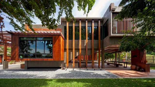 BULBUL House / Volume Matrix studio - Exterior Photography, Houses, Garden, Facade, Stairs