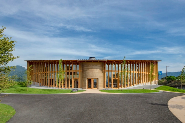 Oyaki Farm Factory / Tono Mirai Architects - Exterior Photography, Factory, Garden, Facade, Door