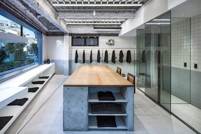 TF Store / Kenta Nagai Studio - Interior Photography, Store, Kitchen, Facade, Beam, Table