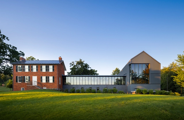 Penn State Behrend Federal House Renovation & Addition / GBBN - Exterior Photography, Office Buildings, Garden, Facade