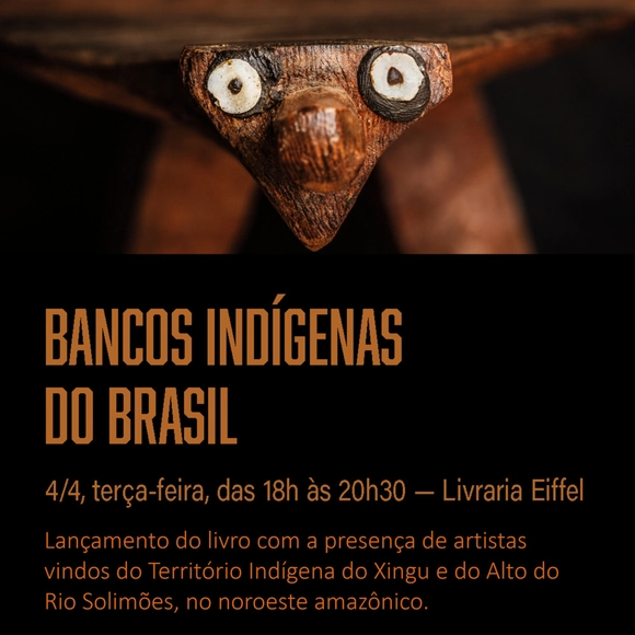 Lançamento do livro Bancos Indígenas do Brasil na Livraria Eiffel - Imagem de Destaque