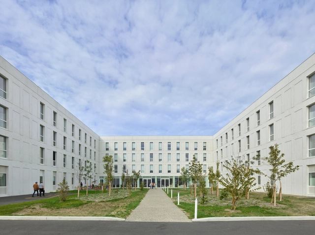 Vitesco Offices / Taillandier Architectes Associés - Exterior Photography, Office Buildings, Facade, Door