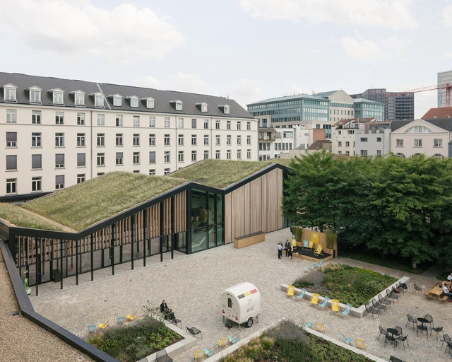 Campus AG / evr-Architecten - Fotografia de Exterior, Universidade, Aido, Fachada