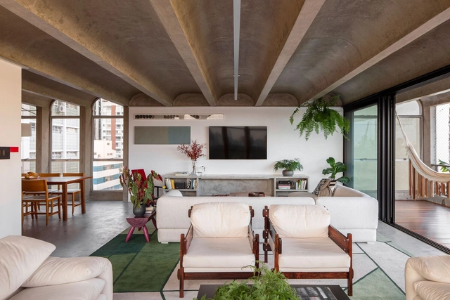 Apartamento Arcos / Ana Sawaia Arquitetura + Estúdio Paulo Alves - Fotografia de Interiores, Interiores De Apartamentos, Cadeira, Mesa