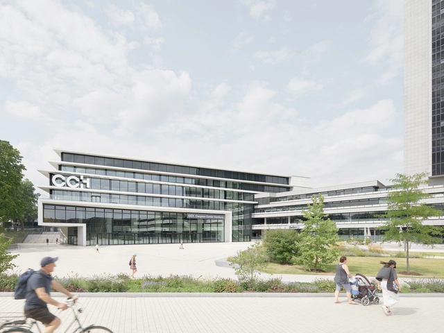 Revitalization Congress Center Hamburg / Hupe Flatau Partner - Drawings, Auditorium, Facade