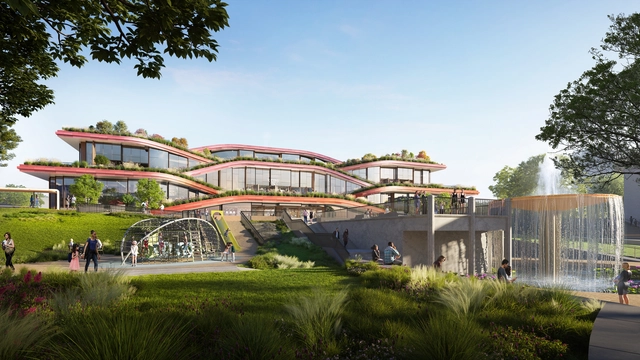 Heatherwick Studio presenta el diseño de una nueva biblioteca comunitaria en Columbia, Estados Unidos - Imagen Principal