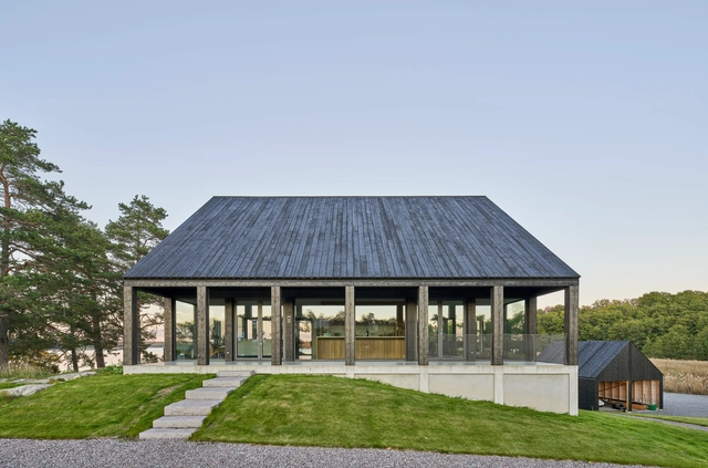 Casa Engberga / Tham & Videgård Arkitekter - Fotografía exterior, Casas, Jardín, Fachada, Puerta
