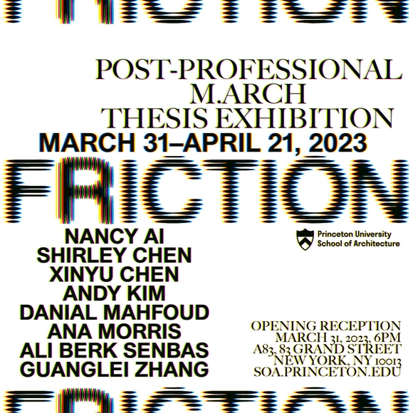 Opening Reception for F(r)iction: 2023 Post-Professional M.Arch Thesis Exhibition at a83 - Featured Image