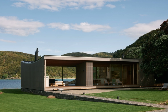 Casa na Praia em Omata / Herbst Architects - Fotografia de Exterior, Casas, Jardim, Fachada