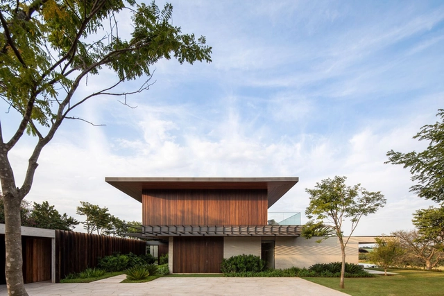 Casa Serena / Felipe Caboclo Arquitetura - Fotografia de Exterior, Casas, Jardim, Fachada