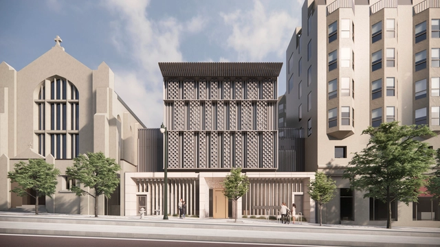 SOM inicia la construcción del nuevo templo de la Sociedad Cultural Budista Estadounidense en San Francisco - Imagen Principal