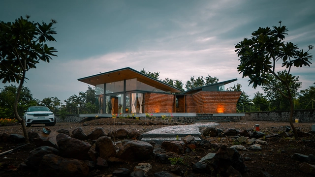 The Inner Journey, A Weekend House in Meherabad / Tres Atelier - Exterior Photography, Houses, Facade, Coast