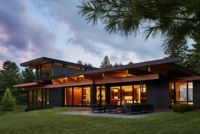 Mulmur Hills Farm / Turkel Design - Exterior Photography, Residential Architecture, Facade, Door, Beam, Table