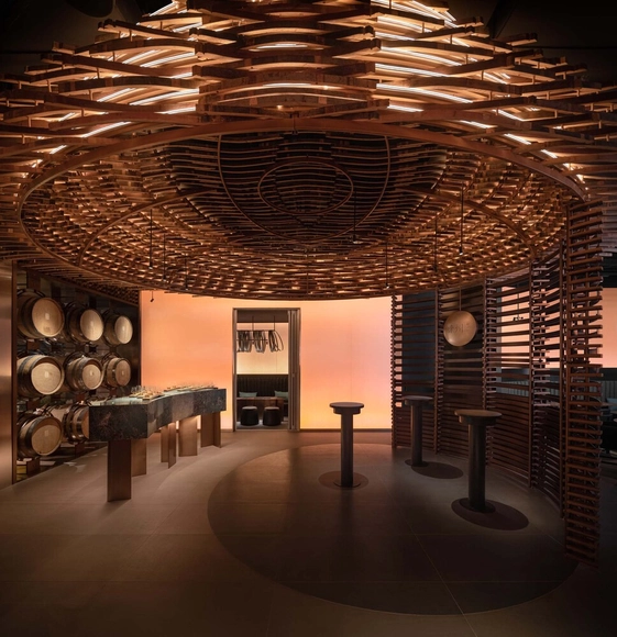 Laizhou Bar / RooMoo Design Studio - Interior Photography, Bar, Arch, Lighting